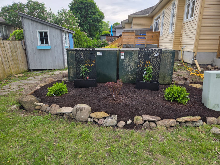 After - Installing new garden